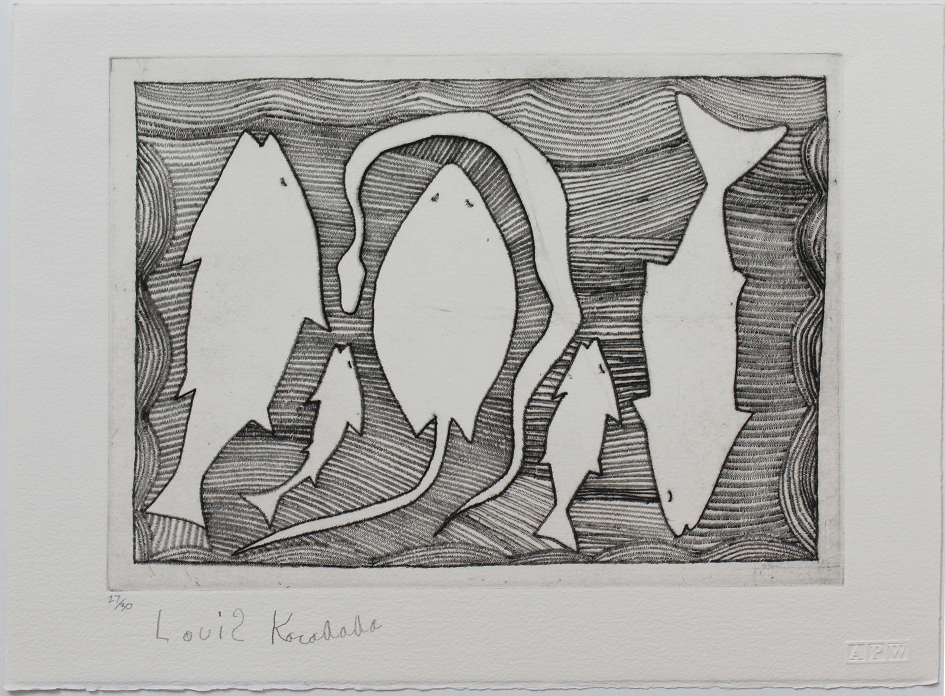 Fish Stringray & Snake by Louis Karadada