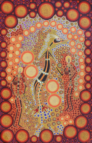 Emu Man Dreaming by Zita Pengarte Wallace
