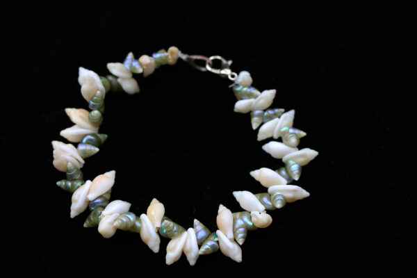 Shell bracelet by Lola Greeno