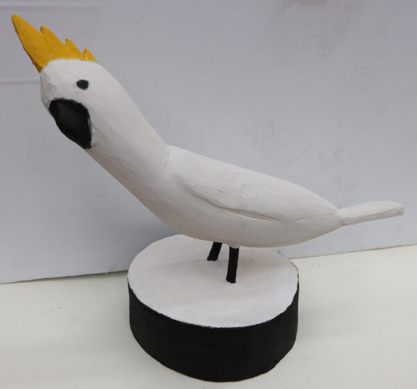 Cockatoo carving by Garry Namponan